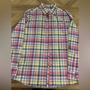 Southern Tide Vibrant Plaid Button Down Shirt